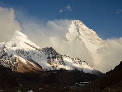 02 Clouds Clearing From K2 North Face Late Afternoon From K2 North Face Intermediate Base Camp 4462m